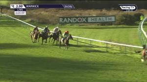 Video preview image for Warwick 14:00 - Jewson Stan Mellor Memorial Novices' Chase (3)