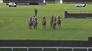 Video preview image for Sandown Park 13:00 - Guildford Novices' Limited Handicap Chase (3)
