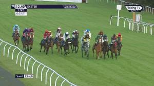 Video preview image for Exeter 12:40 - Exeter Racecourse Conditional Jockeys' Handicap Hurdle (4)