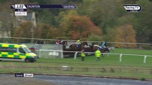 Video preview image for Taunton 14:02 - Taunton Racecourse Business Club Novices' Handicap Chase (4)