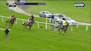 Video preview image for Wetherby 12:50 - Colin Baldwin 90th Birthday Celebrations Novices' Limited Handicap Chase (3)