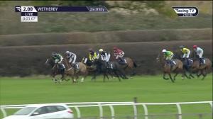 Video preview image for Wetherby 14:00 - Geoff Smith Poor Country Joiner Handicap Chase (3)