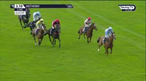 Video preview image for Wetherby 15:10 - racingtv.com/freemonth Handicap Hurdle (Qualifier) (3)