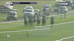 Video preview image for Leicester 13:30 - Join Racing TV Now Handicap Hurdle (4)