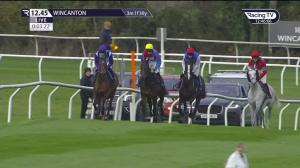 Video preview image for Wincanton 12:45 - Wincanton Supporting Wincanton Town Youth Fc Mares' Novices' Handicap Chase (5)