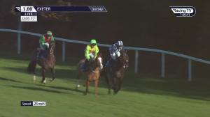 Video preview image for Exeter 13:00 - Mansionbet Bet £10 Get £20 Novices' Limited Handicap Chase (3)
