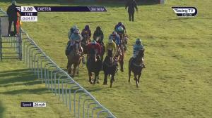 Video preview image for Exeter 15:00 - Follow @mansionbet On Twitter Handicap Hurdle (4)