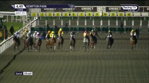 Video preview image for Kempton Park 16:45 - Try Our New Price Boosts At Unibet Restricted Maiden Stakes (5) (Div 1)