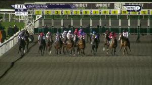 Video preview image for Kempton Park 17:15 - Try Our New Price Boosts At Unibet Restricted Maiden Stakes (5) (Div 2)