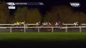 Video preview image for Kempton Park 19:15 - British Stallion Studs EBF Hyde Stakes (Listed) (Qualifier) (1)