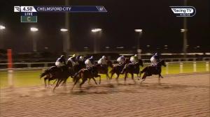 Video preview image for Chelmsford City 16:50 - Chelmsford City Racecourse Membership Available Now Nursery Handicap (6) (Div 1)