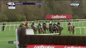 Video preview image for Newbury 13:50 - Get Your Ladbrokes £1 Free Bet Today Handicap Hurdle (2)