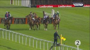 Video preview image for Newbury 13:15 - Play Ladbrokes 5-a-side On Football 'National Hunt' Maiden Hurdle (3)