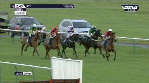 Video preview image for Ayr 14:45 - Join Racing TV Now Novices' Limited Handicap Chase (3)