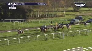 Video preview image for Leicester 13:37 - Watch On Racing TV Novices' Hurdle (3)