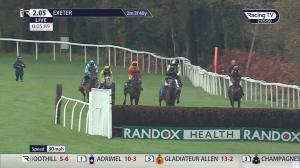 Video preview image for Exeter 14:05 - Betting.Bet Novices' Chase (2)