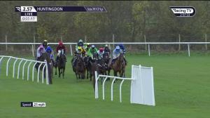 Video preview image for Huntingdon 14:57 - Fitzdares Adores Henrietta Knight Mares' Open National Hunt Flat (Listed) (1)