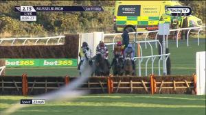 Video preview image for Musselburgh 14:15 - Watch On Racing TV Handicap Hurdle (Qualifier) (3)