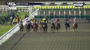 Video preview image for Kempton Park 16:00 - Unibet Horserace Betting Operator Of The Year EBF Fillies' Restricted Novice Stakes (5)