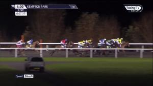 Video preview image for Kempton Park 18:00 - Unibet Casino Deposit £10 Get £40 Bonus Fillies' Novice Stakes (5)