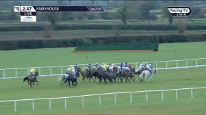 Video preview image for Fairyhouse 14:47 - Irish Thoroughbred Welfare Council Best Turned-Out League Handicap Hurdle  