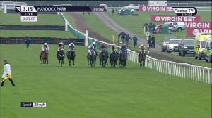 Video preview image for Haydock Park 15:15 - Virgin Bet Fives Handicap Hurdle (3)