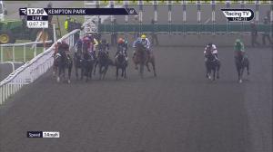 Video preview image for Kempton Park 12:00 - Unibet Horserace Betting Operator Of The Year Restricted Maiden Stakes (5)