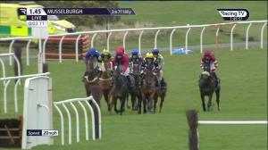 Video preview image for Musselburgh 13:45 - Racing TV Profits Returned To Racing Conditional Jockeys' Handicap Hurdle (5)