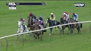 Video preview image for Ayr 14:15 - Western House Hotel Hogmanay Ball Conditional Jockeys' Handicap Hurdle (5)