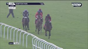 Video preview image for Kempton Park 13:55 - Ladbrokes Kauto Star Novices' Chase (In Memory Of Nigel Clark) (Grade 1) (1)
