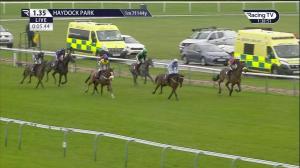 Video preview image for Haydock Park 13:35 - EBF 'National Hunt' Novices' Hurdle (Qualifier) (3)