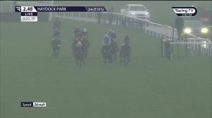 Video preview image for Haydock Park 14:40 - Windham Handicap Hurdle (3)