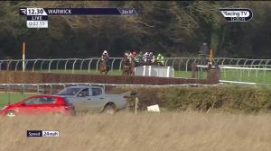 Video preview image for Warwick 12:30 - Poundland Foundation British Stallion Studs EBF Mares' 'National Hunt' Novices' Hurdle (Qualifier) (4)