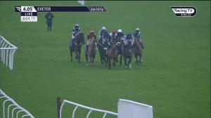 Video preview image for Exeter 16:05 - Jockey Club Cheltenham and Sw Syndicate Open Maiden National Hunt Flat (5)