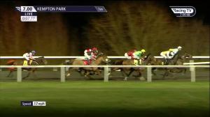 Video preview image for Kempton Park 19:00 - Unibet Casino Deposit £10 Get £40 Bonus Handicap (3)