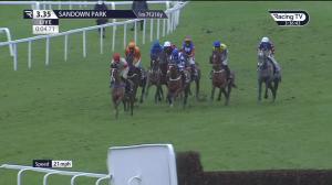 Video preview image for Sandown Park 15:35 - Unibet Casino Deposit £10 Get £40 Handicap Hurdle (2)