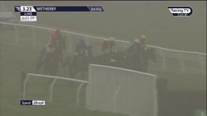 Video preview image for Wetherby 15:23 - Racing TV Anywhere Handicap Chase (Qualifier) (4)