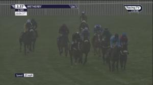 Video preview image for Wetherby 15:57 - Racing TV On Sky 426 Mares' Open National Hunt Flat (4)