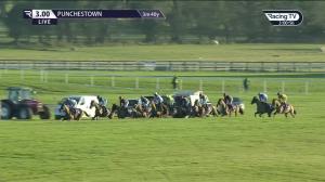 Video preview image for Punchestown 15:00 - Hollywoodbets Powering Jamie Moore & Daniel Muscutt Maiden Hurdle