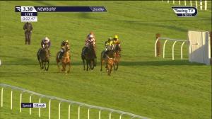 Video preview image for Newbury 15:30 - Djb Cleaning Ltd Mares' Handicap Hurdle (2)
