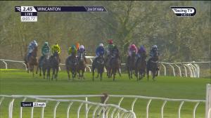 Video preview image for Wincanton 14:45 - Racing TV Free For A Month Handicap Hurdle (3)