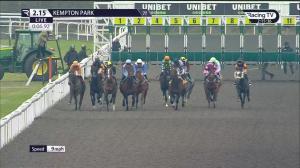 Video preview image for Kempton Park 14:15 - Unibet Extra Place Offers Every Day Handicap (5)