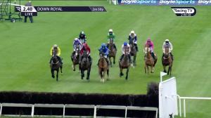 Video preview image for Down Royal 14:40 - Irish Stallion Farms European Breeders Fund Rated Novice Chase