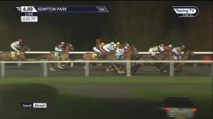 Video preview image for Kempton Park 18:00 - Unibet Casino Deposit £10 Get £40 Bonus Handicap (5)