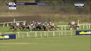 Video preview image for Wetherby 13:45 - racingtv.com Handicap Hurdle (Qualifier) (5)