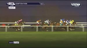 Video preview image for Kempton Park 17:00 - Unibet Casino Deposit £10 Get £40 Bonus Maiden Stakes (5)