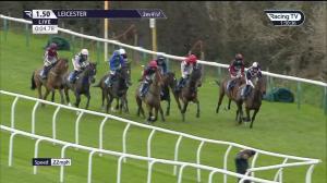 Video preview image for Leicester 13:50 - EBF British Stallion Studs 'National Hunt' Novices' Hurdle (Qualifier) (3)