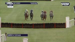 Video preview image for Wetherby 12:50 - William Hill Best Odds Guaranteed Novices' Hurdle (4)
