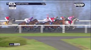 Video preview image for Kempton Park 16:00 - Unibet 3 Uniboosts A Day Handicap (Qualifier) (2)