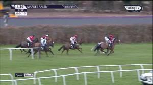Video preview image for Market Rasen 16:30 - Come Racing February 22nd Mares' Handicap Chase (5)